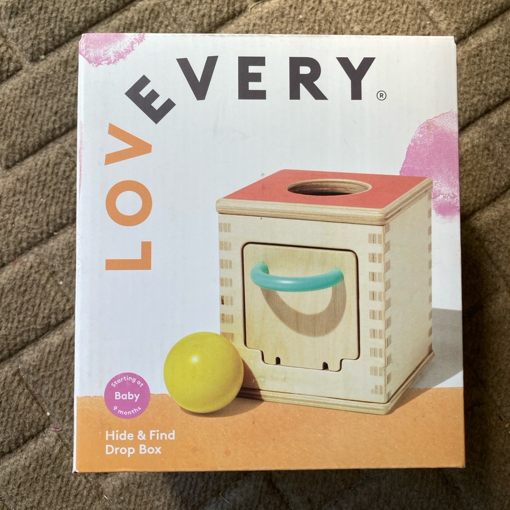 NEW Lovevery Hide and Find Drop Box